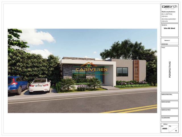 #CA-22136VI - Villa para Venta en Cabarete - Puerto Plata - 1